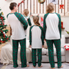 Picture of Family Pajama Set - Family Christmas Pajama Sets - Green Plaid Long Sleeves Pajamas
