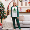 Picture of Family Pajama Set - Family Christmas Pajama Sets - Green Plaid Long Sleeves Pajamas