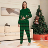 Picture of Family Pajama Set - Family Christmas Pajama Sets - Happy Santa Long Sleeve Pajamas - Best Family Christmas Gift