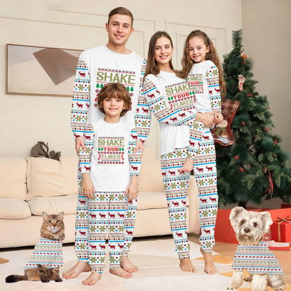 Picture of Family Pajama Set - Family Christmas Pajama Sets - Long Sleeve Pajamas - Nice Family Christmas Gift