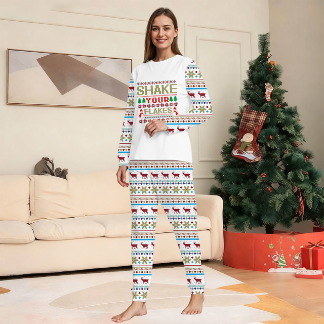 Picture of Family Pajama Set - Family Christmas Pajama Sets - Long Sleeve Pajamas - Nice Family Christmas Gift