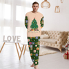 Picture of Family Pajama Set - Family Christmas Pajama Sets - Long Sleeve Pajamas with Christmas Tree