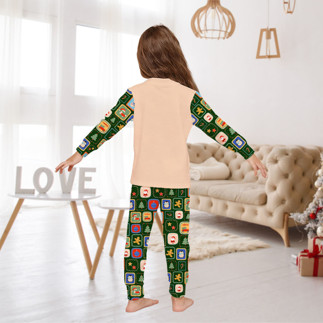 Picture of Family Pajama Set - Family Christmas Pajama Sets - Long Sleeve Pajamas with Christmas Tree