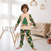 Picture of Family Pajama Set - Family Christmas Pajama Sets - Long Sleeve Pajamas with Christmas Tree
