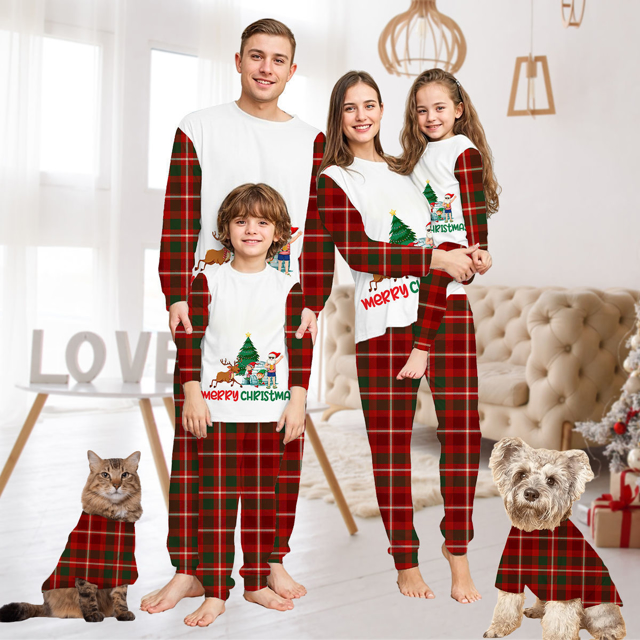 Picture of Family Pajama Set - Family Christmas Pajama Sets - Long Sleeves Pajamas - Best Family Christmas Gift