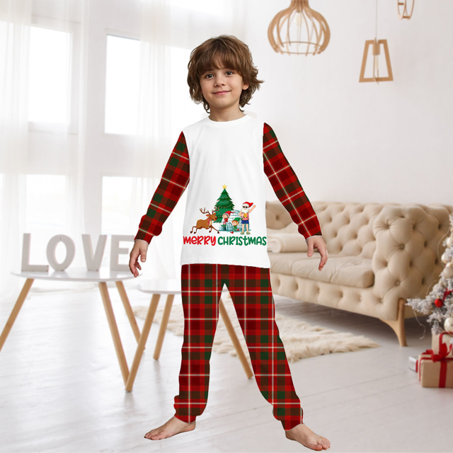 Picture of Family Pajama Set - Family Christmas Pajama Sets - Long Sleeves Pajamas - Best Family Christmas Gift