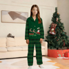 Picture of Family Pajama Set - Christmas Family Pajama Sets - Santa with Elks - Pattern Long Sleeves Pajamas