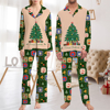 Picture of Family Pajama Set - Family Christmas Pajama Sets - Christmas Pattern Long Sleeves Pajamas - Christmas Gift