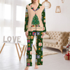Picture of Family Pajama Set - Family Christmas Pajama Sets - Christmas Pattern Long Sleeves Pajamas - Christmas Gift