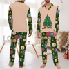 Picture of Family Pajama Set - Family Christmas Pajama Sets - Christmas Pattern Long Sleeves Pajamas - Christmas Gift