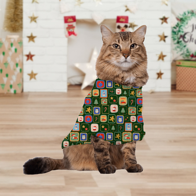 Picture of Family Pajama Set - Family Christmas Pajama Sets - Christmas Pattern Long Sleeves Pajamas - Christmas Gift