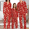 Picture of Family Pajama Set - Family Christmas Pajamas Set -  Christmas Red Sleepwear