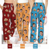 Picture of Custom Pajama Pants - Custom Multi-avatar Pajama Pants - Personalised Pajama bottoms with Faces