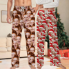 Picture of Custom Pajama Pants - Family Custom Christmas Pajama Pants with Face - Pajama Bottoms - Christmas Gift for Friends