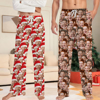 Picture of Custom Pajama Pants - Family Custom Christmas Pajama Pants with Face - Pajama Bottoms - Christmas Gift for Friends
