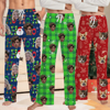 Picture of Custom Pajama Pants - Custom Christmas Pajama Pants with Face - Pajama Bottoms - Christmas Gift for Family