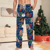 Picture of Custom Pajama Pants - Custom Christmas Pajama Pants with Face - Pajama Bottoms - Christmas Gift for Family