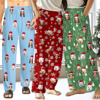 Picture of Custom Pajama Pants - Custom Christmas Pajama Pants - Personalised Pajama bottoms with Faces and Patterns - Gift for Friends