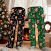 Picture of Custom Pajama Pants - Custom Christmas Pajama Pants with Faces - Personalized Pajama bottoms - Christmas Gift