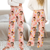 Picture of Custom Pajama Pants with Faces | Personalized Christmas Pajama Bottoms | Nice Christmas Gift for Friend