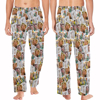 Picture of Custom Pajama Pants with Faces | Personalized Pajama bottoms for gift giving | Christmas Gift for Friend