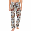 Picture of Custom Pajama Pants with Faces | Personalized Pajama bottoms for gift giving | Christmas Gift for Friend