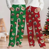 Picture of Custom Flannel Pajama Pants | Personalized Face Pajama Bottom Gift | Heartwarming Christmas Gift