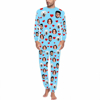 Picture of Custom Pajama Sets | Personalized Long Sleeves Pajama with Faces and Name | Custom Pajama