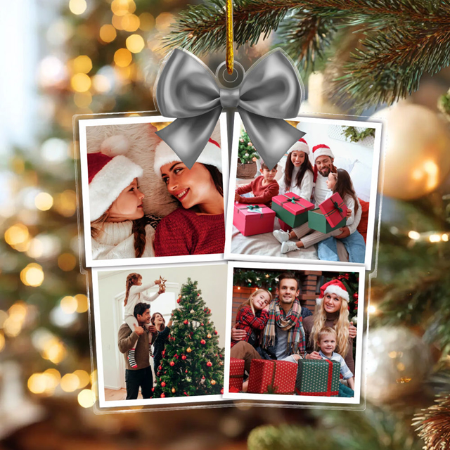 Picture of Custom Photos Christmas Tree Ornament | Family Christmas Ornament | Xmas Home Decors