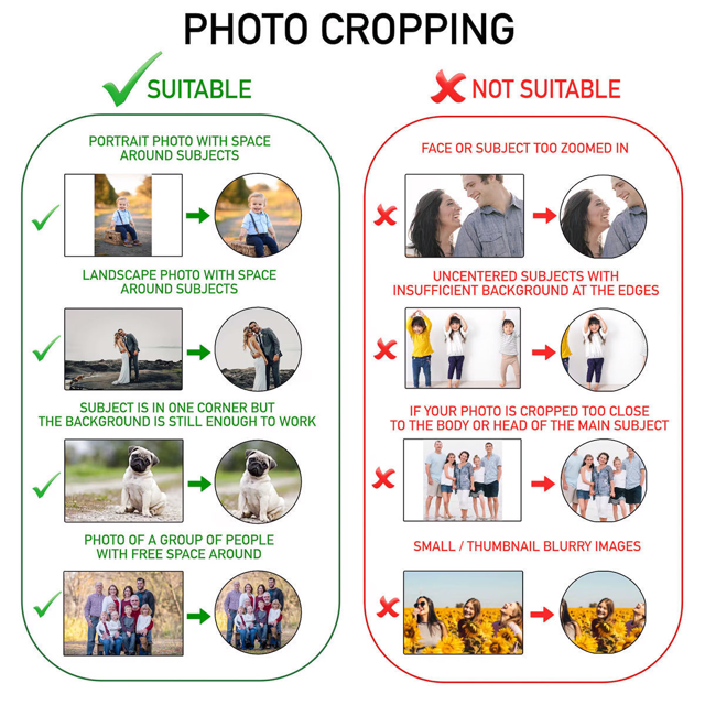 Picture of Custom Wood Christmas Tree Ornament with Photo | Family Christmas Ornament | Christmas Decors