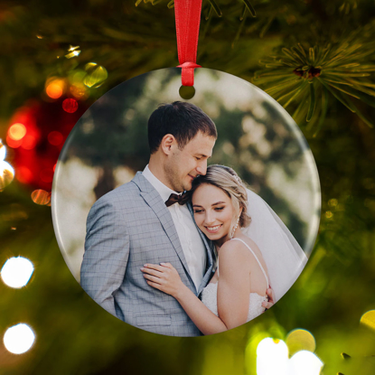 Picture of Photo Ceramics Christmas Ornaments | Family Christmas Tree Decors