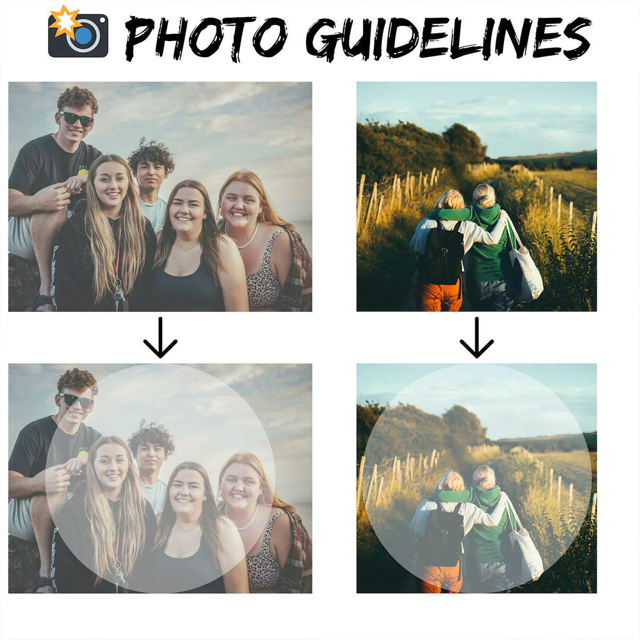 Picture of Photo Ceramics Christmas Ornaments | Family Christmas Tree Decors