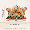 Picture of Custom Resin Christmas Ornament with Names | Elks Family Christmas Tree Ornaments