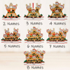 Picture of Custom Resin Christmas Ornament with Names | Elks Family Christmas Tree Ornaments
