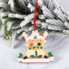 Picture of Custom Resin Christmas Ornament with Names | Elks Family Christmas Tree Ornaments