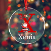 Picture of Custom Christmas Tree Crystal Ornaments with Letter | Custom Christmas Tree Ornament | Best Christmas Gifts for Family