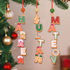 Picture of Custom Christmas Name Letter Ornaments | Stocking Tag for Kids |  Three-dimensional Font | Kids Ornament |Christmas Tags | 3-Piece Set