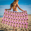 Picture of Personalized Bath Towels - Custom Photo Face Beach Towel Face Towel, Best Friend Gift